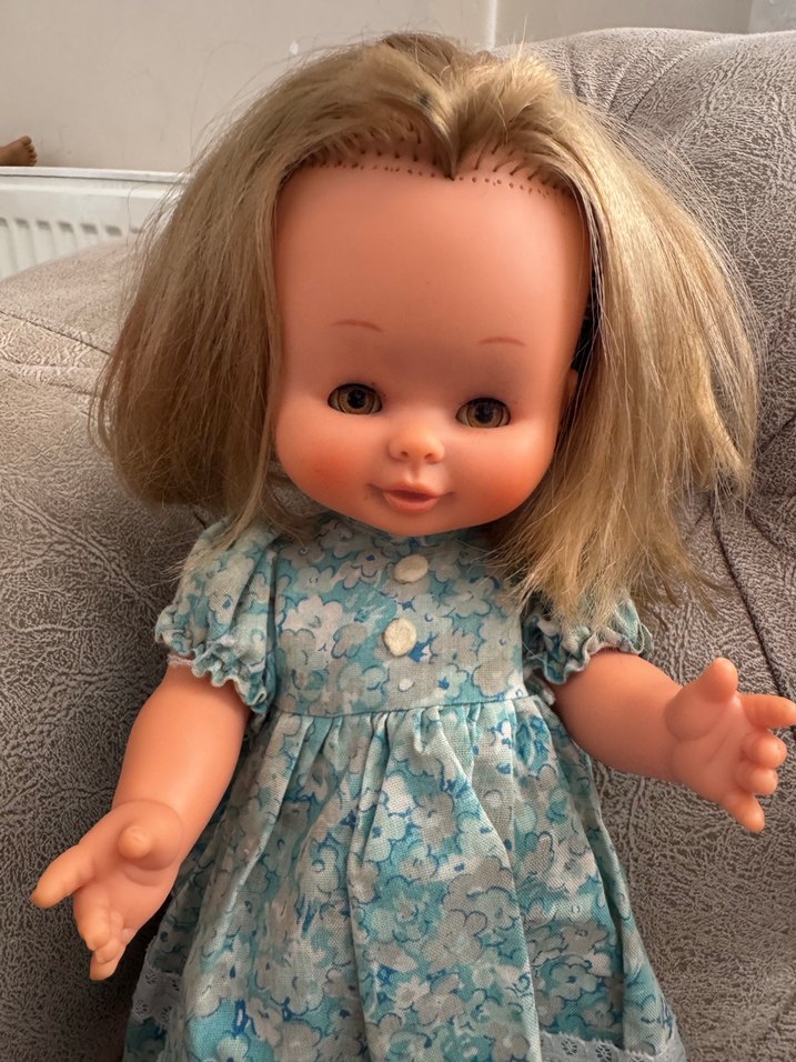 Nostaljik Turkuaz Bebek famosa - Görsel 3