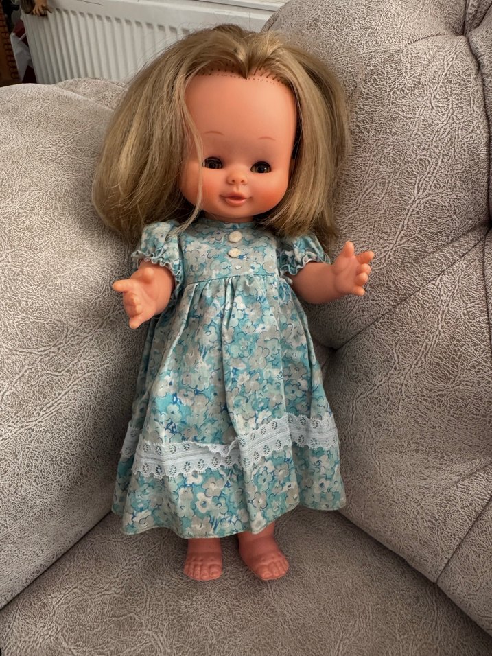 Nostaljik Turkuaz Bebek famosa - Görsel 2