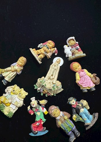 Renkli Koyu Tonlarda Mini Figür buzdalabi susleri tane 150 tl - Görsel 2