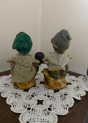 Bej Renkli Klasik Figürin Seti - Görsel 3