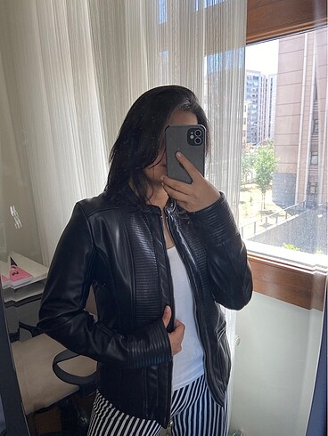 LC Waikiki Lc waikiki Siyah Deri Ceket