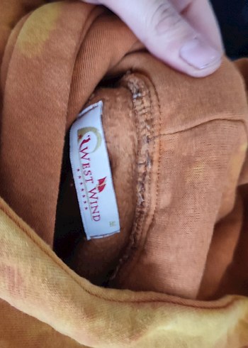 Diğer West Wind Kahverengi Kapusonlu Rahat Sweatshirt