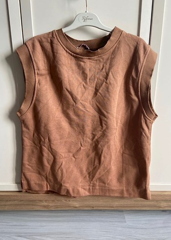 Bej Kolsuz Tişört - Görsel 2