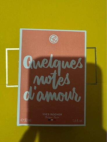 Yves rocher Quelques notes damour edp