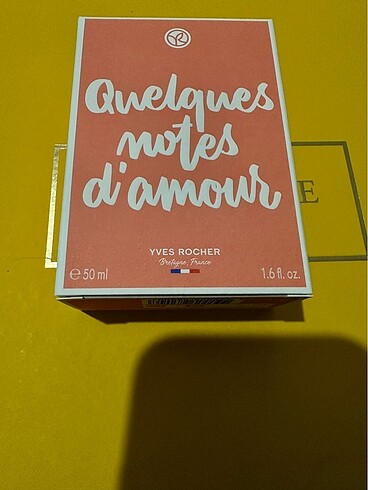 Beden Yves rocher Quelques notes damour edp