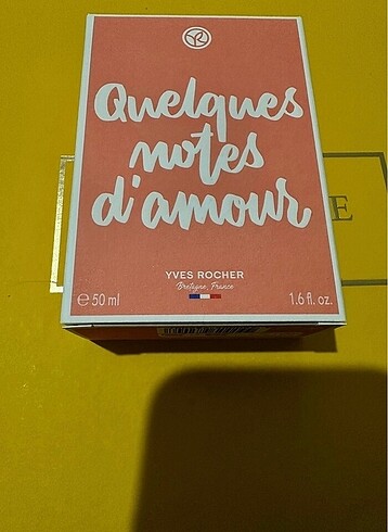  Beden Yves rocher Quelques notes damour edp 50 ml