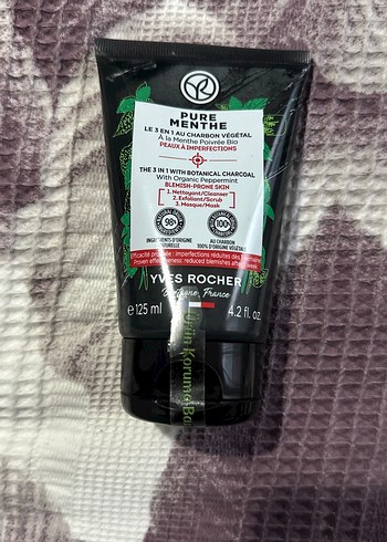 Yves rocher 3ü 1arada yıkama maske peeling - Görsel 2