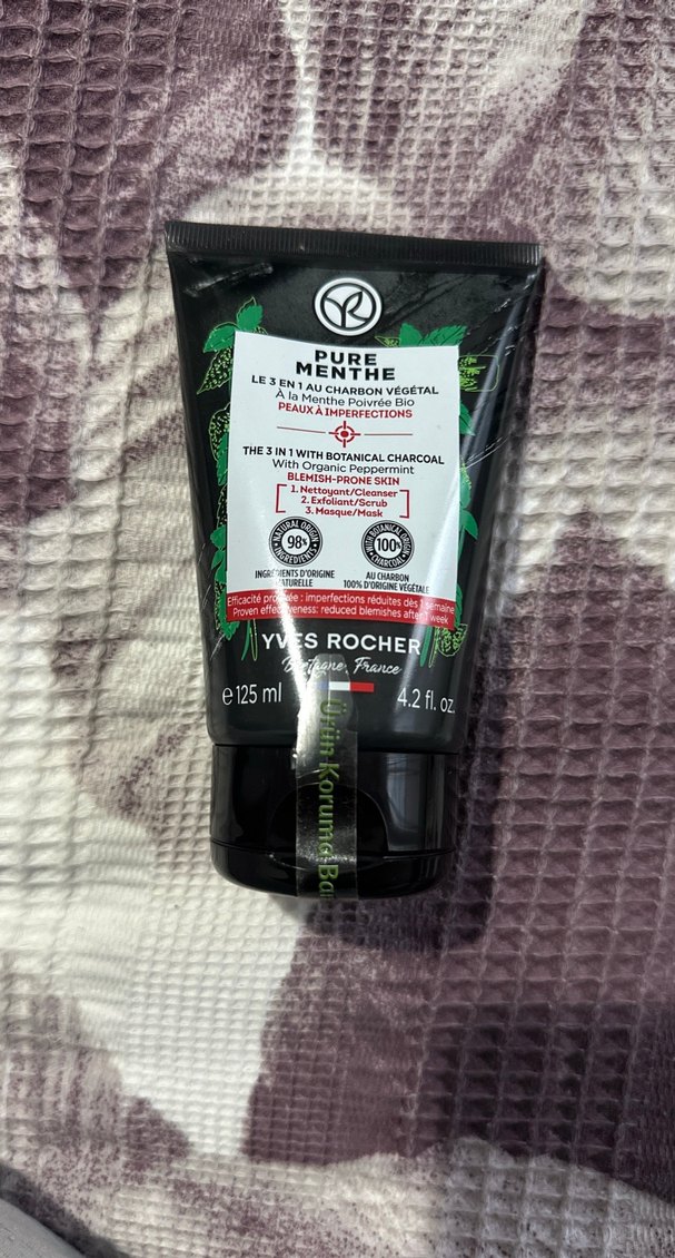 Yves rocher 3ü 1arada yıkama maske peeling - Görsel 2