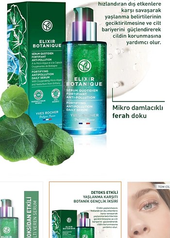 Yves Rocher Yaşlanma Karşıtı Cilt Bakım Serumu Seti 30ml - Görsel 4