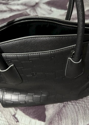 Pierre cardin Siyah Deri Tokalı Kadın Çanta - Görsel 10