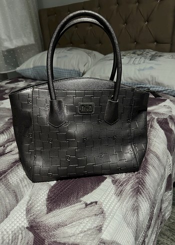 Pierre cardin Siyah Deri Tokalı Kadın Çanta - Görsel 3