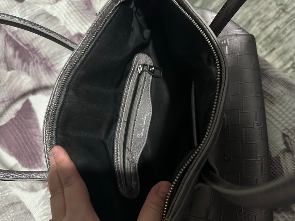 Pierre cardin Siyah Deri Tokalı Kadın Çanta - Görsel 5