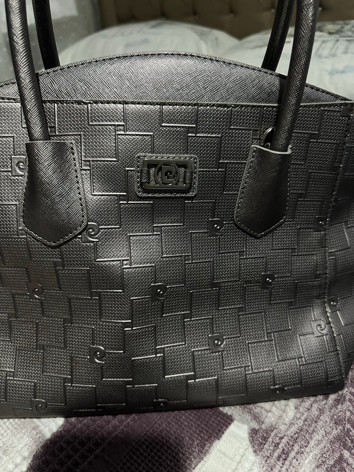 Pierre cardin Siyah Deri Tokalı Kadın Çanta - Görsel 4