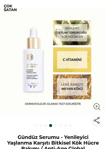 Yves Rocher Anti-Age Global serum 30ml - Görsel 5