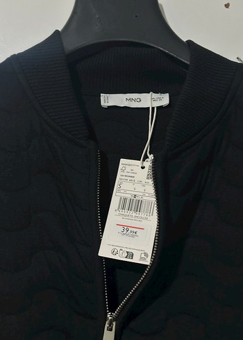 Mango Siyah Fermuarlı Kadın Ceket - Görsel 3