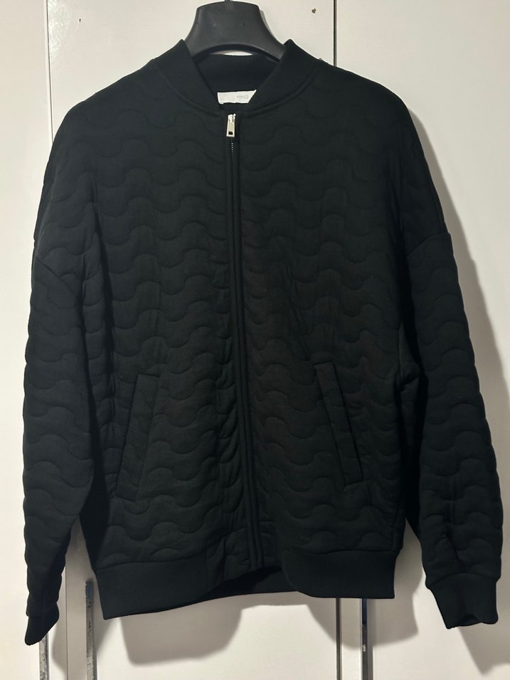 Mango Siyah Fermuarlı Kadın Ceket - Görsel 5