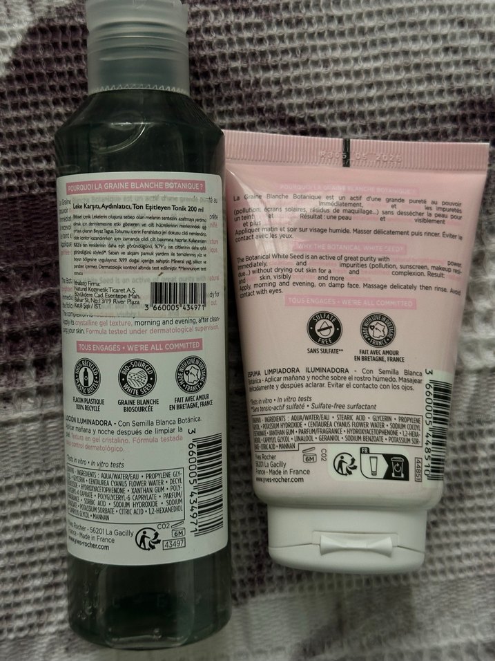 Yves Rocher Bright Botanical Yüz Temizleyici ve Losyon - Görsel 4