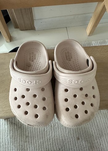 Beyaz Kız Çocuk Crocs Terlik