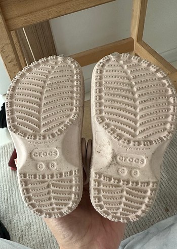 23 Beden Beyaz Kız Çocuk Crocs Terlik