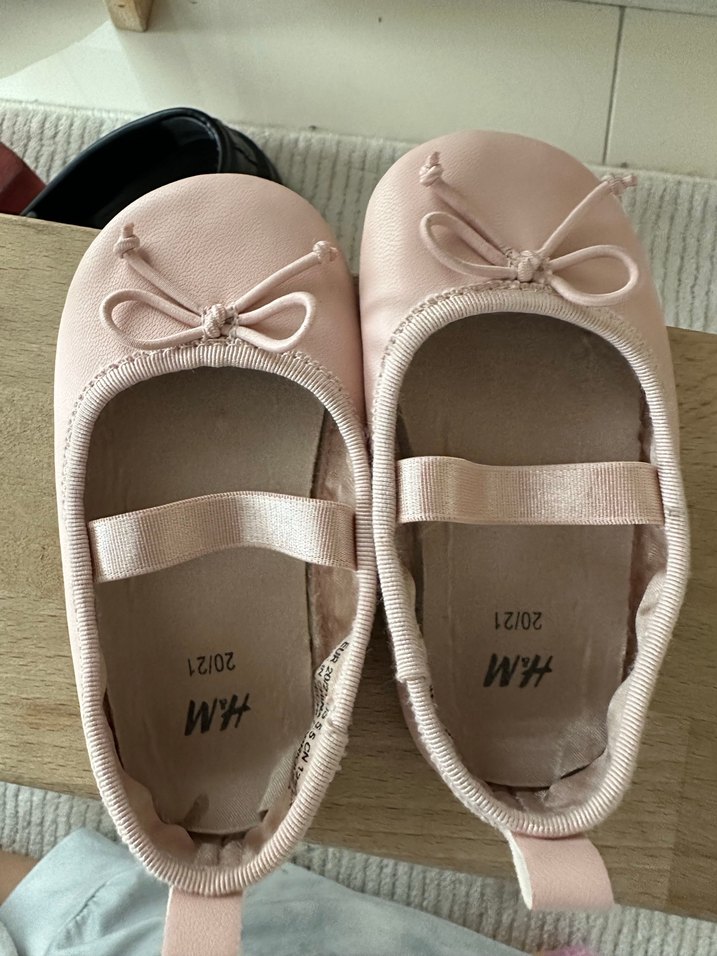 Hm Kız Çocuk Pembe Fiyonk Detaylı Babet - Görsel 4