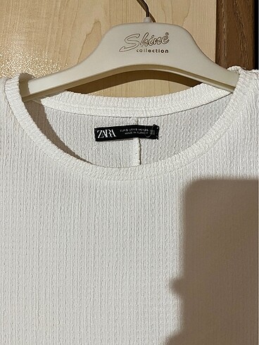 Zara Beyaz bluz