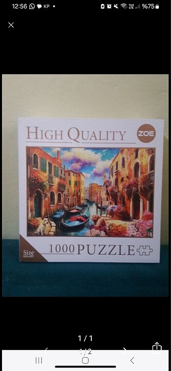 1000 parça puzzle - Venedik
