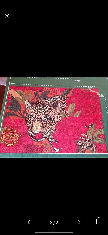 1000 parça puzzle - leopar - Görsel 2