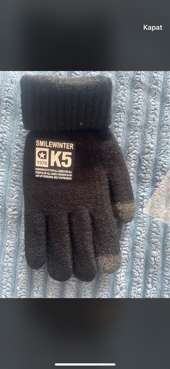 Çocuk yün eldiven - Görsel 4