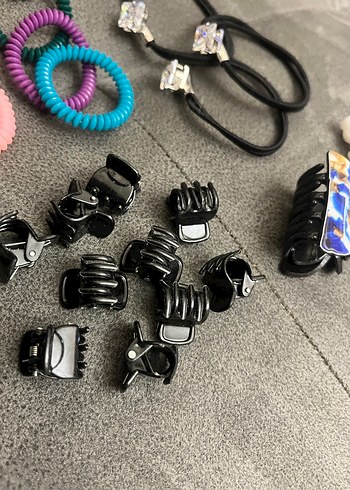 Renkli Elastik ,taşlı , Desenli ,Saç Aksesuarları - Görsel 3