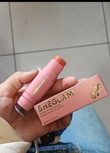 Sheglam çift taraflı stick allık fırçası