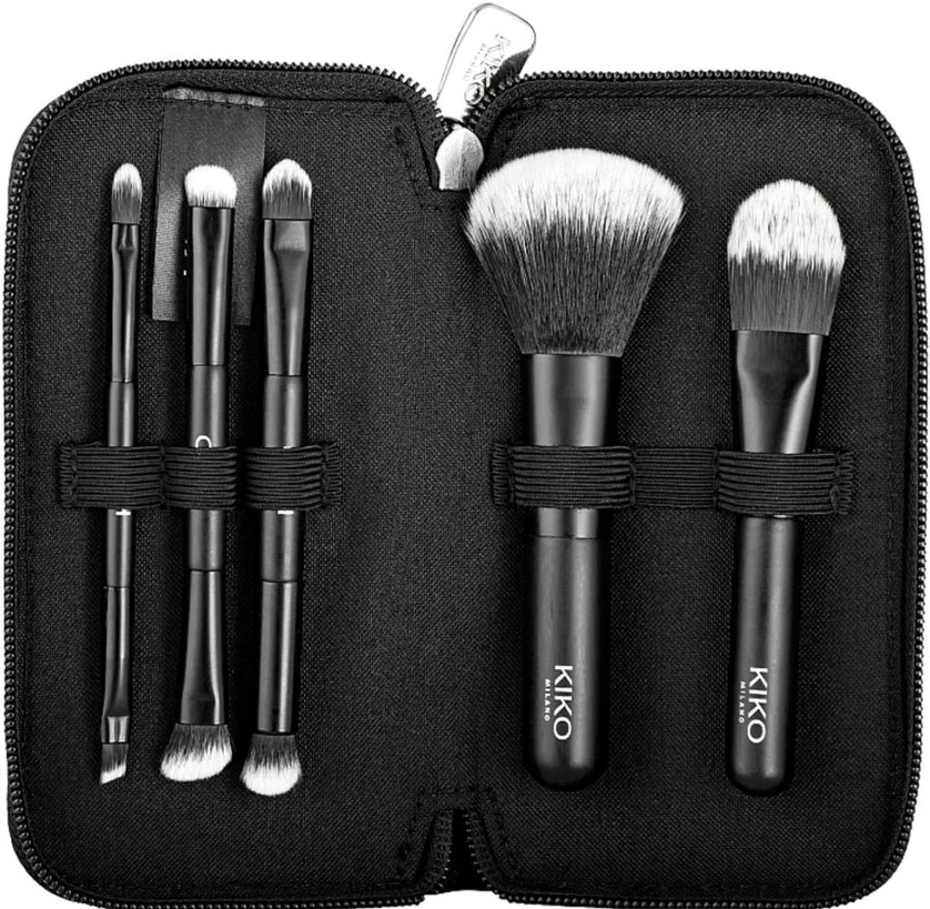 Kiko 5 Parça Siyah Makyaj Fırçası Seti - Görsel 2
