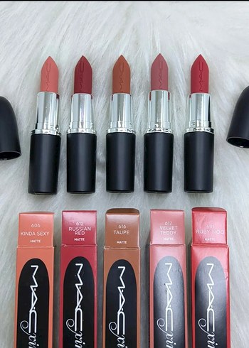 MAC Mat Ruj - Taupe ve Kinda Sexy Tonları