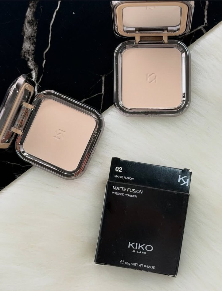 KIKO Matte Fusion Preslenmiş Pudra 01 Beige - Görsel 2