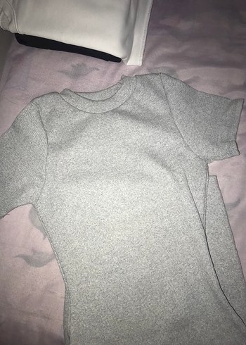 Gri Kadın Kısa Kollu Midi Elbise - Görsel 2