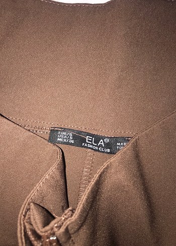 Kahverengi Midi Kumaş Kadın Pantolon - Görsel 2