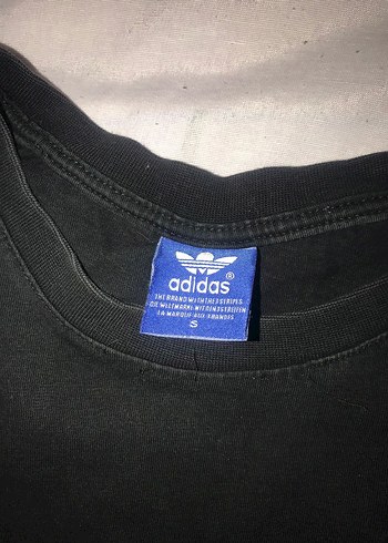 Siyah Adidas Kız Crop Tişört - Görsel 2