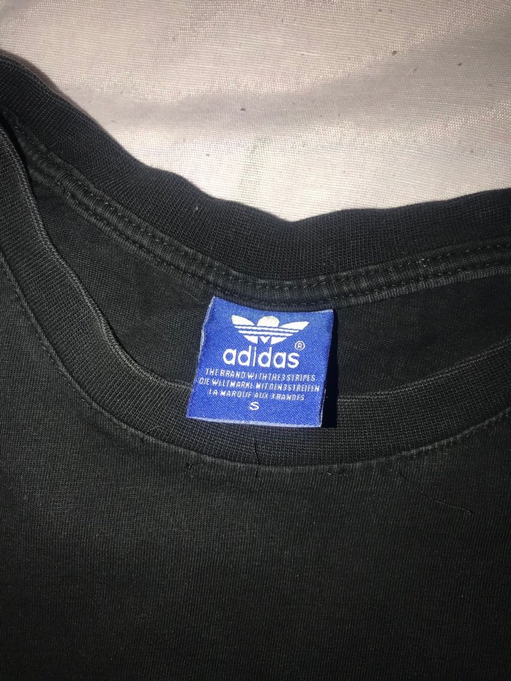 Siyah Adidas Kız Crop Tişört - Görsel 2