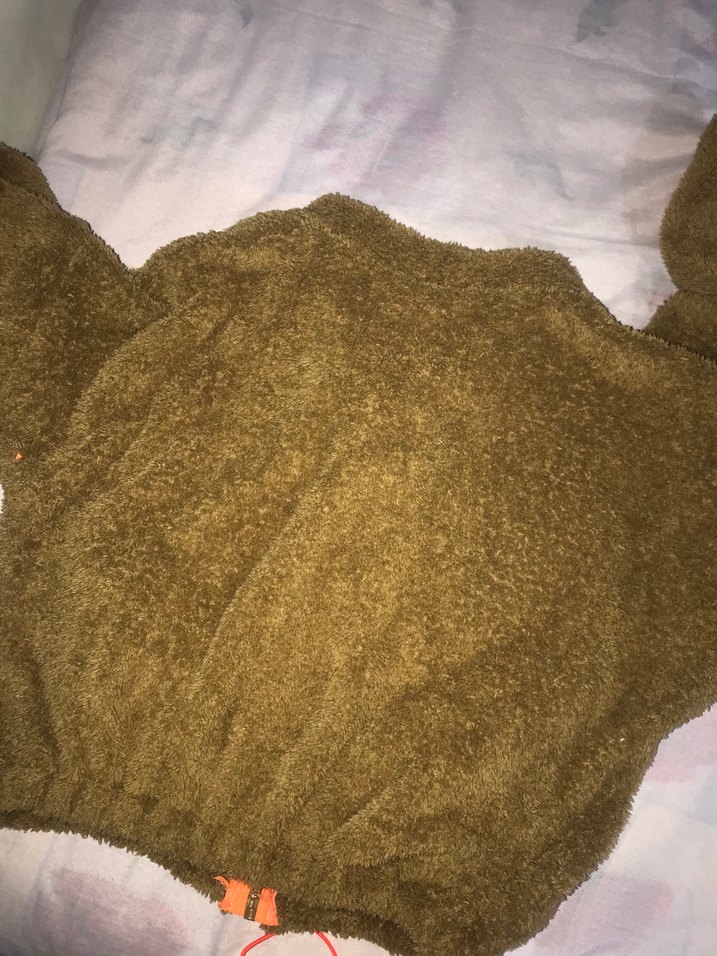 Kahverengi Kadın Peluş Ceket - Görsel 3