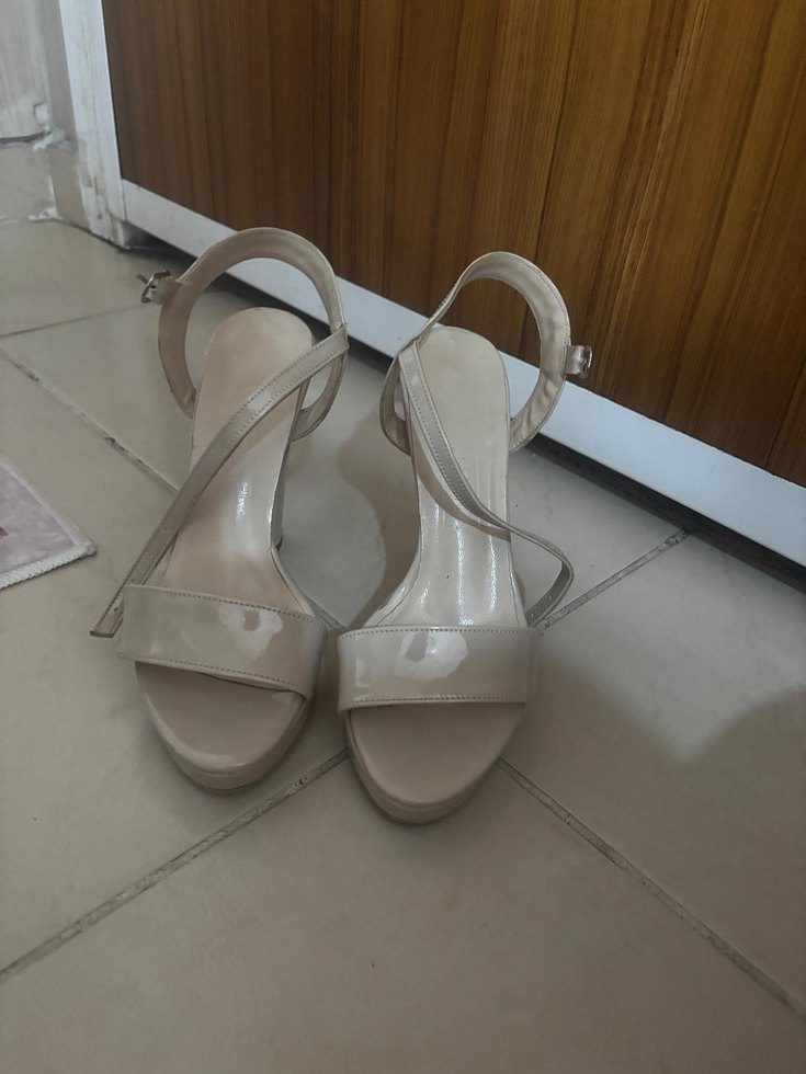 Diger Bej Kadın Platform Topuklu Ayakkabı - Görsel 2