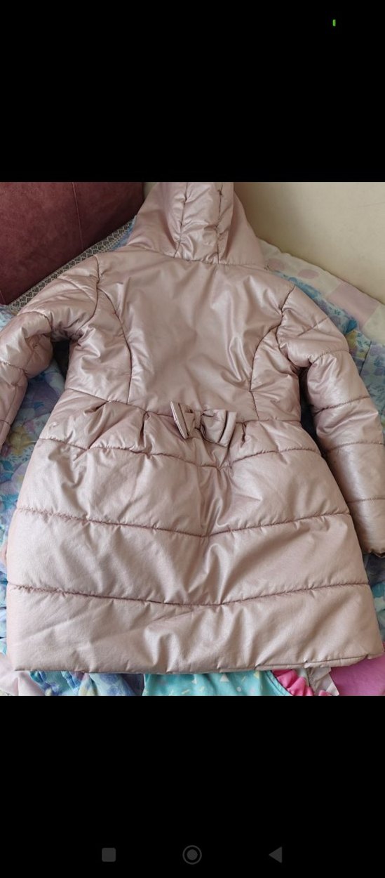 deri görünümlü içi yünlü mont - Görsel 2