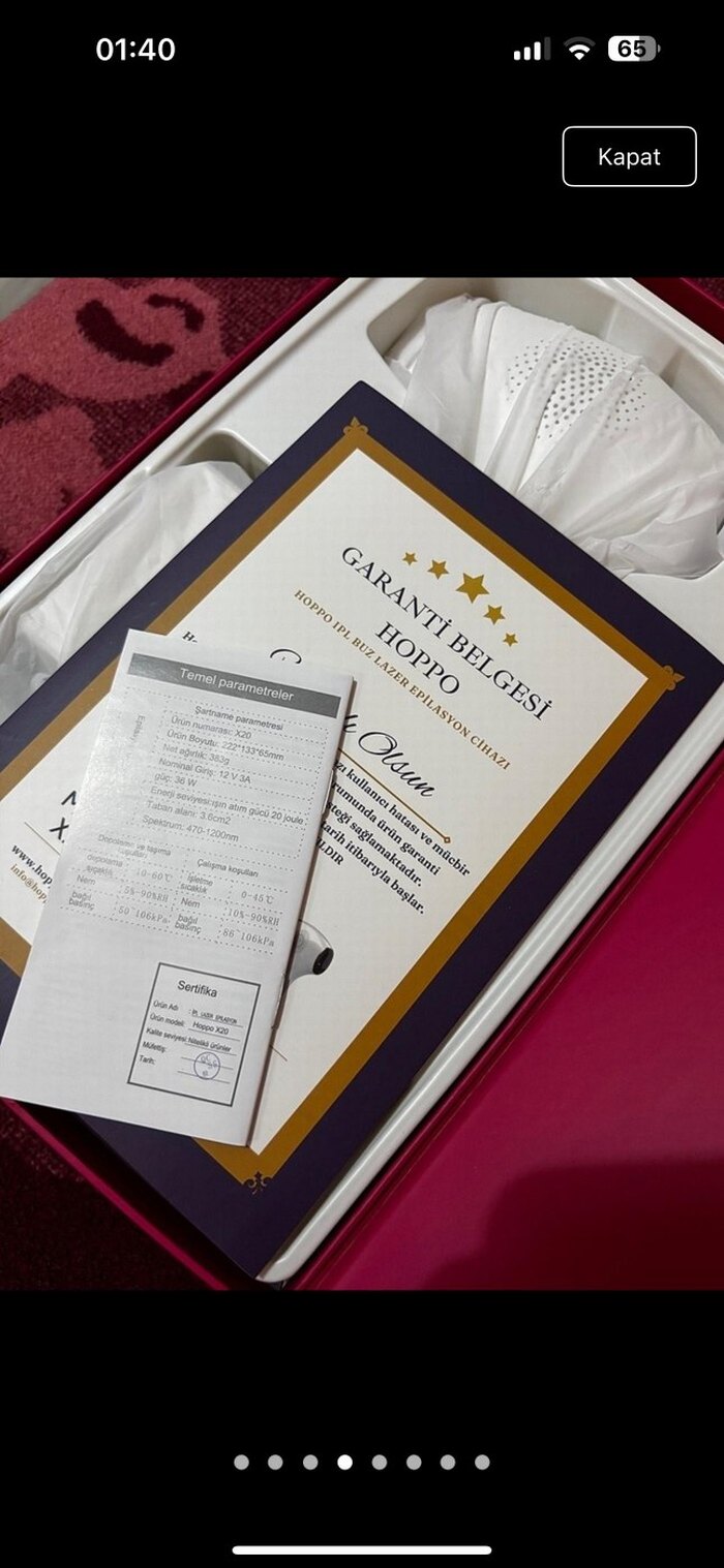 Hoppo X20 IPL Lazer Epilasyon Cihazı buz lazer - Görsel 5