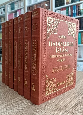 7 cilt İmam Begavi Hadislerle İslam Termo Deri sıfır