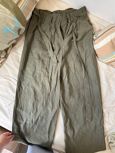 Zara Keten koton pantolon