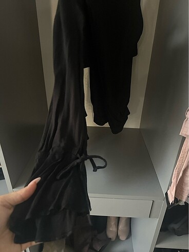 xs Beden siyah Renk Adil Işık siyah bluz