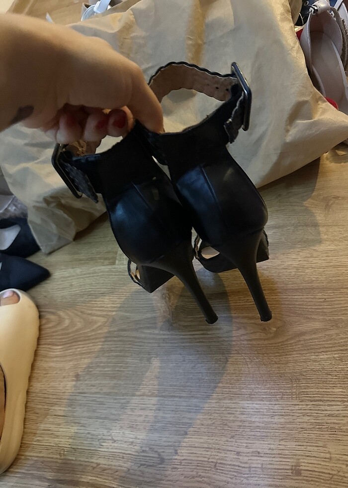 Derimod siyah topuklu - Görsel 3