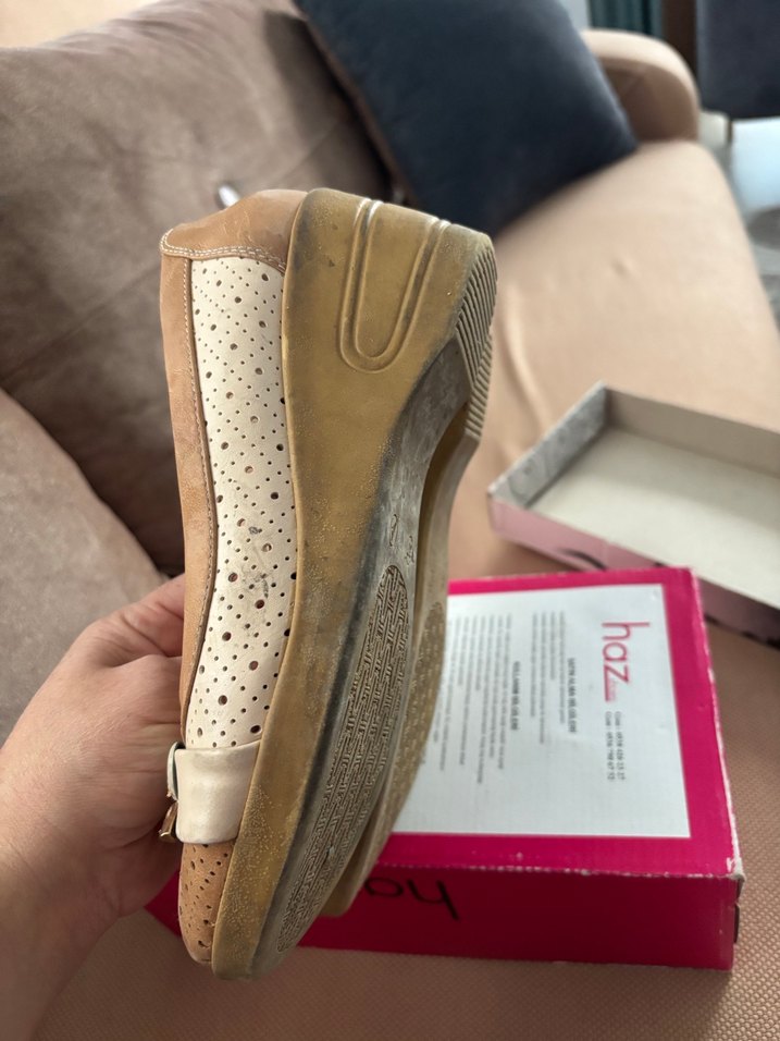 Bej Kadın Dolgu Topuklu Babet - Görsel 2