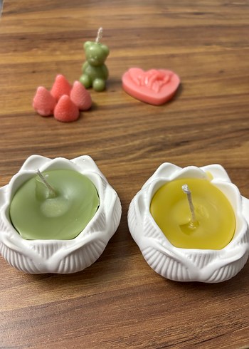 Deniz Temalı Mavi Dekoratif Mumluk Seti - Görsel 2