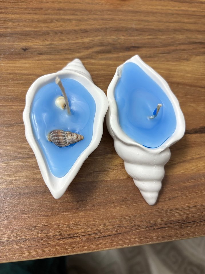 Deniz Temalı Mavi Dekoratif Mumluk Seti - Görsel 4