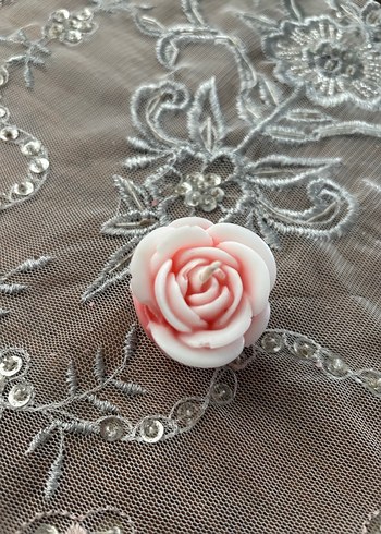 Vintage Pembe Kurdeleli Düğün Aksesuarı - Görsel 5