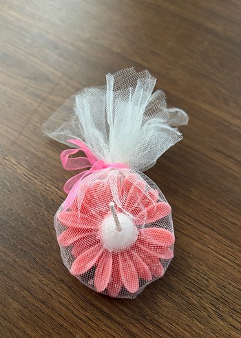 Vintage Pembe Kurdeleli Düğün Aksesuarı - Görsel 2